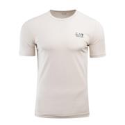 Herre T-shirt i beige bomuld