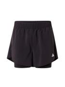 ADIDAS PERFORMANCE Sportsbukser 'Minimal Made For Training'  sort / hvid