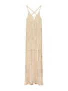 Pull&Bear Strikkjole  beige