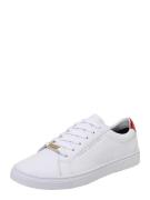 TOMMY HILFIGER Sneaker low 'Essential'  guld / rød / hvid