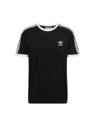 ADIDAS ORIGINALS Bluser & t-shirts 'Adicolor Classics'  sort / hvid