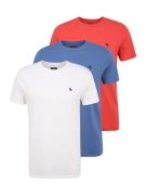 Abercrombie & Fitch Bluser & t-shirts  røgblå / grenadine / hvid