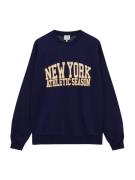 Pull&Bear Sweatshirt  navy / orange / hvid