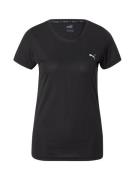 PUMA Funktionsbluse  sort / hvid