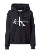 Calvin Klein Jeans Sweatshirt  sort / hvid