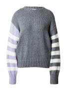 florence by mills exclusive for ABOUT YOU Pullover 'Rested'  dueblå / lilla / hvid