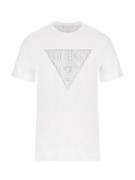 GUESS Bluser & t-shirts  sølvgrå / hvid