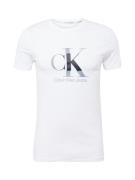 Calvin Klein Jeans Bluser & t-shirts  sølvgrå / sort / hvid