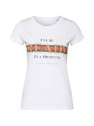 EINSTEIN & NEWTON Shirts 'I'll be ready in a Prosecco'  hvid