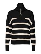 VERO MODA Pullover 'Saba'  sort / offwhite