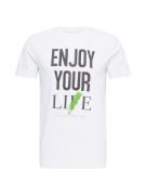 EINSTEIN & NEWTON Bluser & t-shirts 'Lie'  æble / sort / hvid