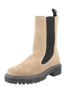 Bianco Chelsea Boots 'GUNNA'  beige / sort