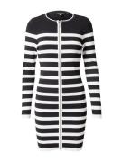 Karen Millen Strikkjole  sort / hvid