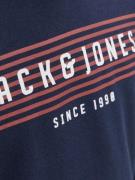Jack & Jones Junior Sweatshirt 'Planet'  navy / rustrød / hvid