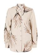 TATUUM Bluse 'GONIKO 2'  beige / brun / sort