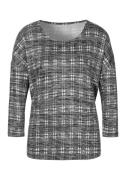 LASCANA Shirts  grå / sort / hvid