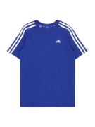 ADIDAS SPORTSWEAR Funktionsskjorte 'Essentials 3-Stripes '  blå / hvid