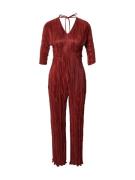 Closet London Jumpsuit  mørkerød