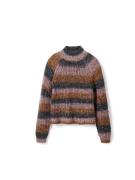 Desigual Pullover  karamel / gammelrosa / sort-meleret