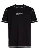 KARL LAGERFELD JEANS Bluser & t-shirts  sort / hvid