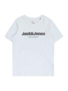 Jack & Jones Junior Shirts 'LAKEWOOD'  beige / sort / hvid