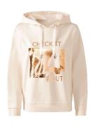 heine Sweatshirt  elfenben / brun / guld