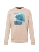 WESTMARK LONDON Sweatshirt 'London River'  himmelblå / lyseblå / stone / sort