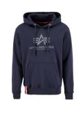 ALPHA INDUSTRIES Sweatshirt  marin / grå