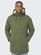 Only & Sons Vinterparka 'Alexander'  oliven