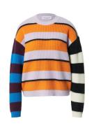 Sonia Rykiel Pullover  creme / lavendel / orange / sort