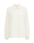 WE Fashion Bluse  beige / offwhite