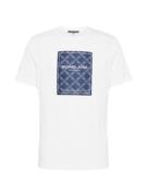 Michael Kors Bluser & t-shirts 'EMPIRE'  navy / mørkegrå / hvid
