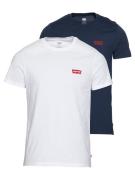 LEVI'S ® Bluser & t-shirts '2Pk Crewneck Graphic'  natblå / rød / hvid