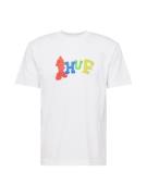 HUF Bluser & t-shirts 'Claytime'  blå / lysegrøn / rød / hvid