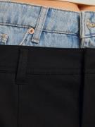 Bershka Nederdel  blue denim / sort