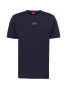 HUGO Bluser & t-shirts 'Diragolino212'  mørkeblå / rød / sort
