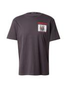 REPLAY Bluser & t-shirts  aubergine / rød / sort / hvid