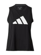 ADIDAS PERFORMANCE Sportsoverdel  sort / hvid