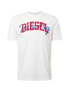 DIESEL Bluser & t-shirts 'JUST N10'  blå / rød / hvid