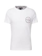 TOMMY HILFIGER Bluser & t-shirts  brandrød / sort / hvid