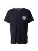 BLEND Bluser & t-shirts  pastelblå / pudder / sort