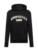 AÉROPOSTALE Sweatshirt  lysebeige / sort