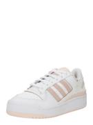 ADIDAS ORIGINALS Sneaker low 'Forum'  pudder / hvid