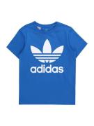 ADIDAS ORIGINALS Shirts 'Trefoil'  blå / hvid