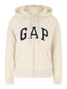 Gap Petite Sweatjakke 'HERITAGE'  beige / sort / hvid