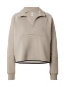 UNDER ARMOUR Sportsweatshirt 'Unstoppable'  taupe / sort