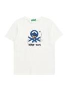 UNITED COLORS OF BENETTON Shirts  mørkeblå / sort / hvid