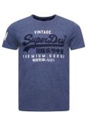 Superdry Bluser & t-shirts  navy / blå-meleret / hvid