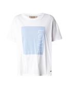 MOS MOSH Shirts  pastelblå / hvid