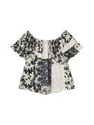 Desigual Bluse  sort / hvid